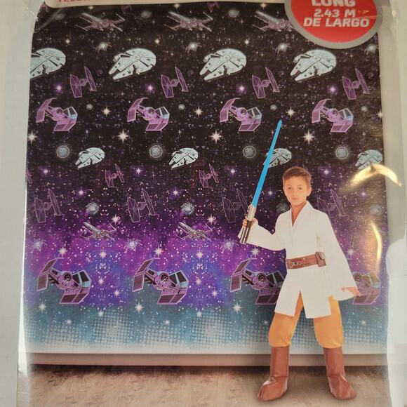 Star Wars Galaxy of Adventures 8ft Photo Backdrop Party Wall Decor Scene Setter - Picture 1 of 9